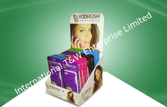 Harga yang bagus Custom Mobile Case Cardboard Countertop Display With 4 Colors Environmental Offset Printing on line