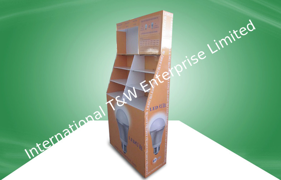 Harga yang bagus Recycled Heavy - duty  POS Cardboard Displays  Display Stand For LED Products on line