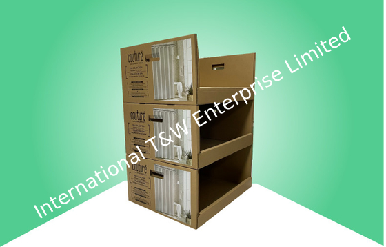 Costco Double Wall PDQ Display Trays Untuk Tirai Berat Menumpuk 16 Tray ke POD