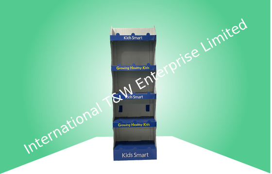 Harga yang bagus 5 Shelf Stable POS Cardboard Menampilkan Ramah Lingkungan Untuk Promosi on line