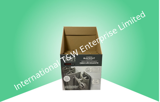 Harga yang bagus Heavy Duty 5 Ply Cardboard Dump Bin Menampilkan Untuk Batang Tirai Ke Toko Costco on line