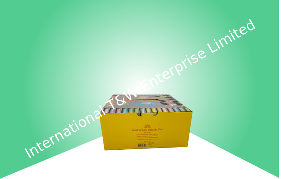 Harga yang bagus Kotak Kemasan Kertas Bergelombang Glossy Untuk Kapur Trotoar on line