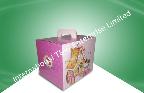 Harga yang bagus Small Recyclable Corrugated Paper Food Packaging Boxes OEM / ODM with PET Sheet on line