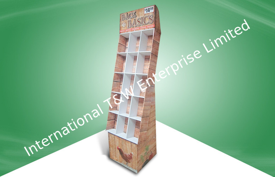 Harga yang bagus OEM / ODM 15 Cells Book POP Cardboard Display Cardboard With Heavy - duty & Easy - assembly Design on line